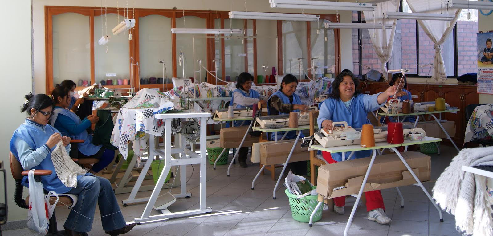 Alpacka Hantverkare i Peru